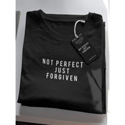 Just Forgiven T-Shirt - Black Color - T-Shirt